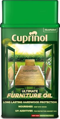 CUPRINOL ULTIMATE FURNITURE OIL CLEAR 1LT