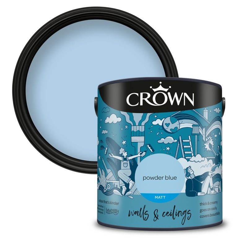 CROWN MATT POWDER BLUE 2.5L