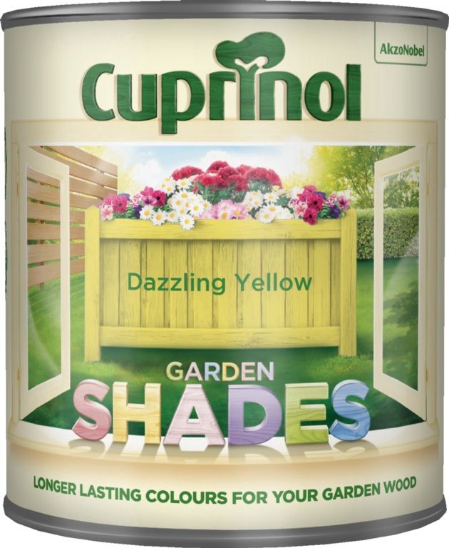 CUPRINOL GARDEN SHADES DAZZLING YELLOW 1LT