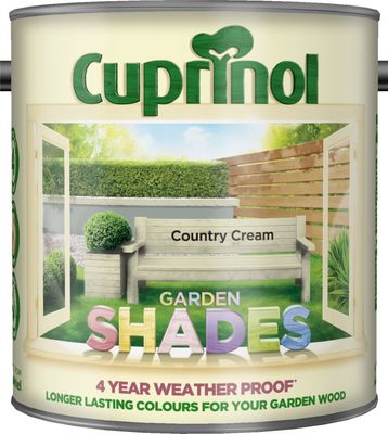 CUPRINOL GARDEN SHADES COUNTRY CREAM 2.5LT