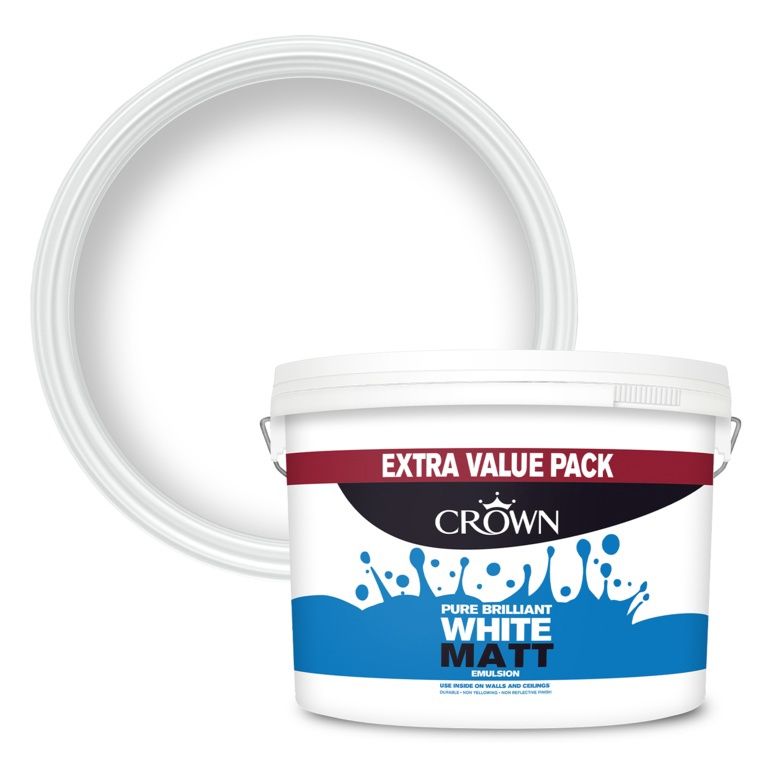 CROWN MATT PURE BRILLIANT WHITE NON BREATHEASY 7.5L