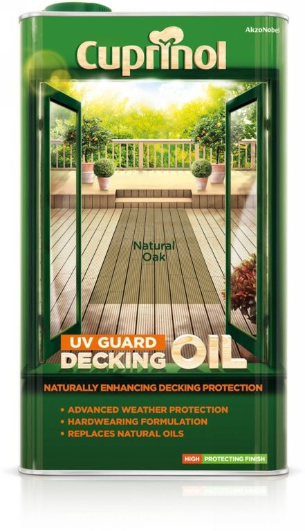 CUPRINOL DECKING OIL NATURAL OAK 5LT