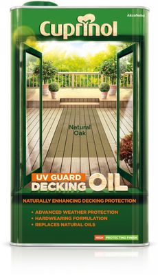 CUPRINOL DECKING OIL NATURAL OAK 5LT