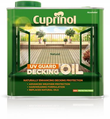 CUPRINOL DECKING OIL NATURAL 2.5LT