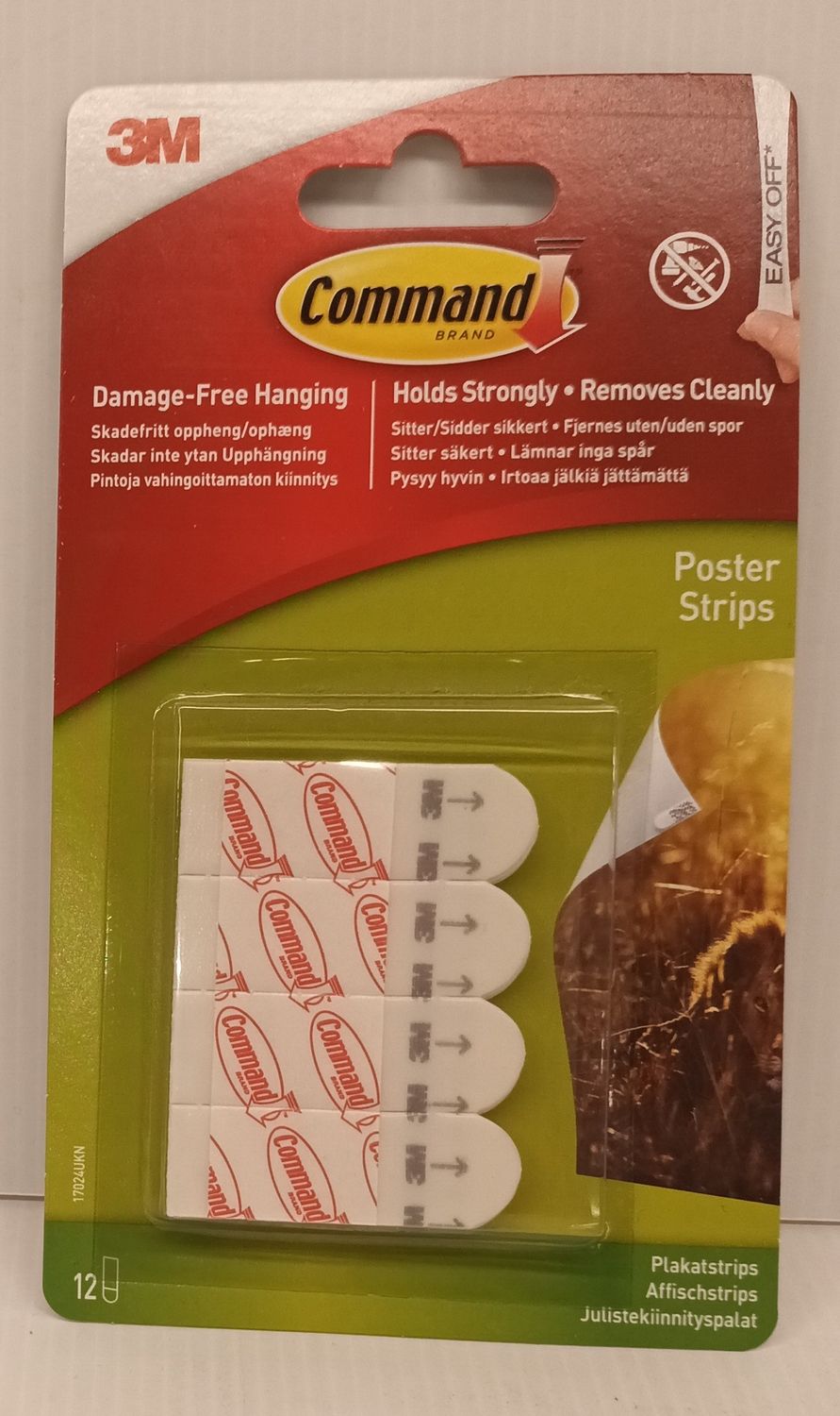 COMMAND POSTER STRIPS 17024