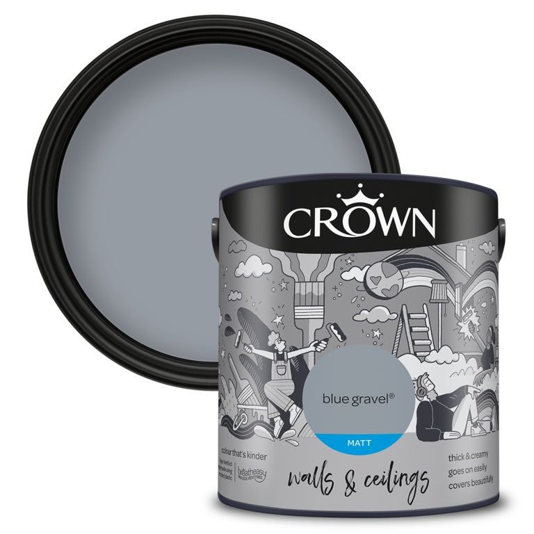 CROWN MATT BLUE GRAVEL 2.5L