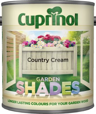 CUPRINOL GARDEN SHADES COUNTRY CREAM 1LT