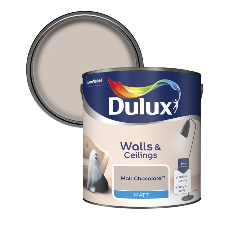 DULUX MATT MALT CHOCOLATE 2.5LT