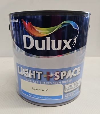 DULUX LIGHT &amp; SPACE LUNAR FALLS 2.5LT