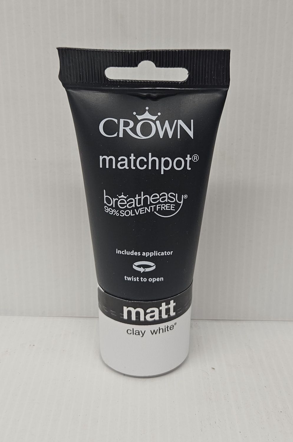 CROWN TESTER CLAY WHITE 40ML