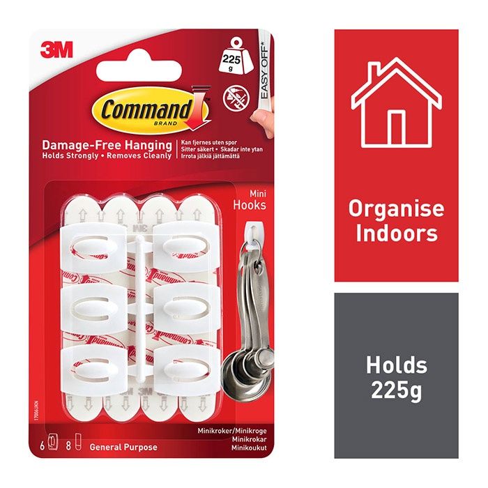 COMMAND MINI HOOKS 17006