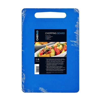 CHEF AID 10E21055 BLUE POLY CHOPPING BOARD