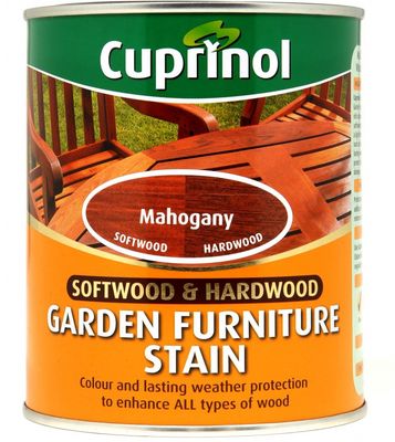 CUPRINOL GARDEN FURNITURE STAIN MAHOGANY 750ML