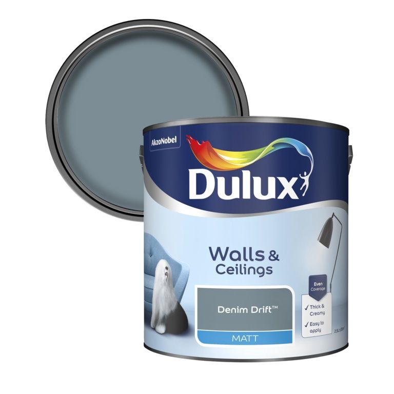 DULUX MATT DENIM DRIFT 2.5LT