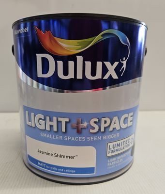 DULUX LIGHT &amp; SPACE JASMINE SHIMMER 2.5LT