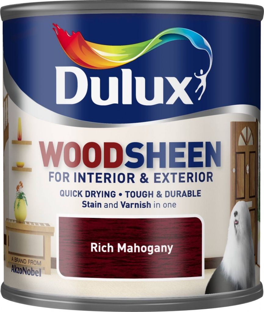 DULUX WOODSHEEN RICH MAHOG 250ML