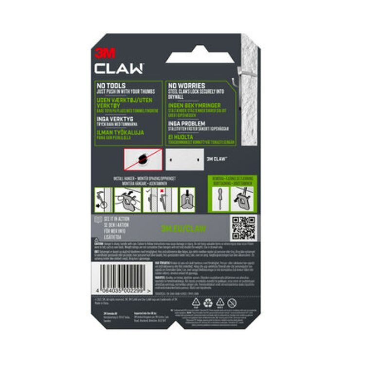 CLAW 3PH11-2UKN DRYWALL PICTURE HANGER 11KG