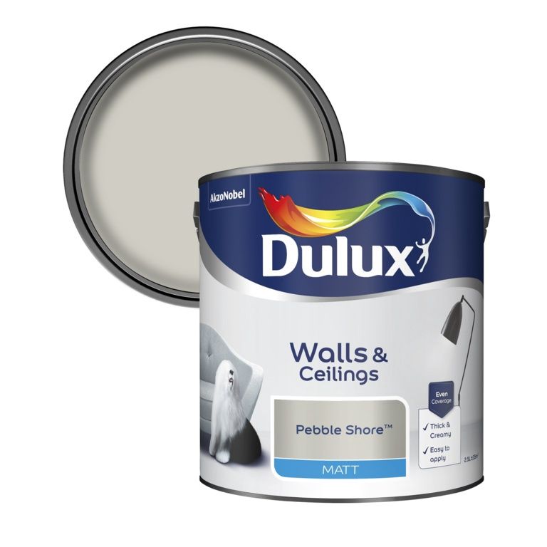 DULUX MATT PEBBLE SHORE 2.5LT
