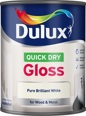 DULUX QUICK DRY GLOSS PBW 750ML