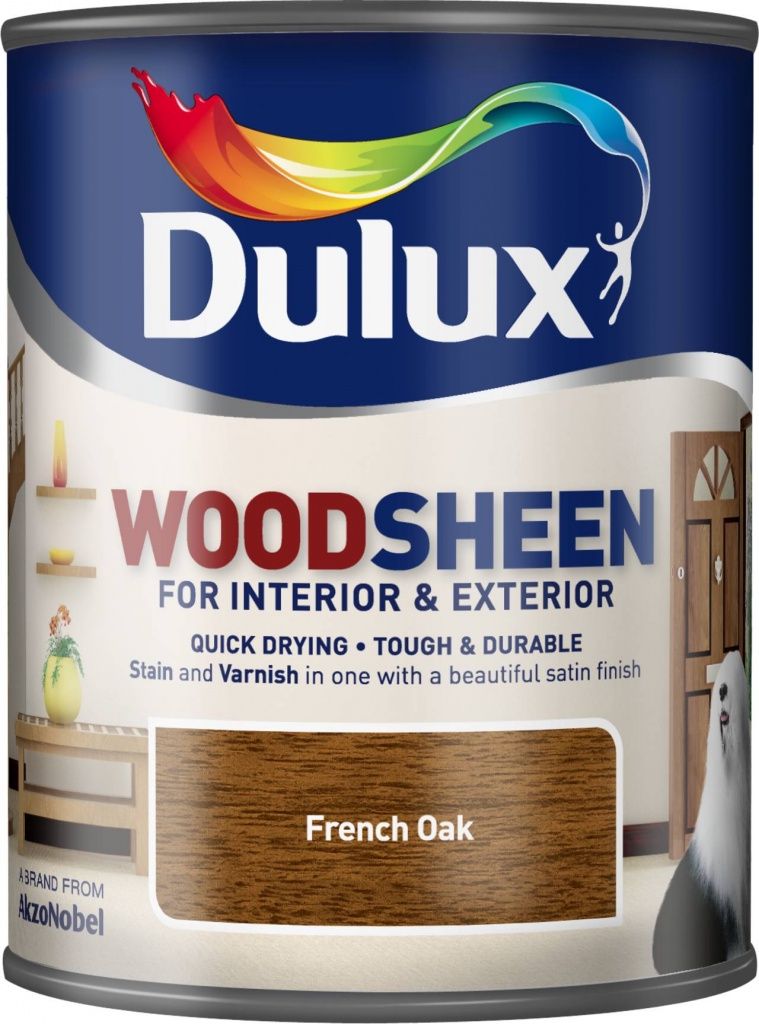 DULUX WOODSHEEN FRENCH OAK 750ML