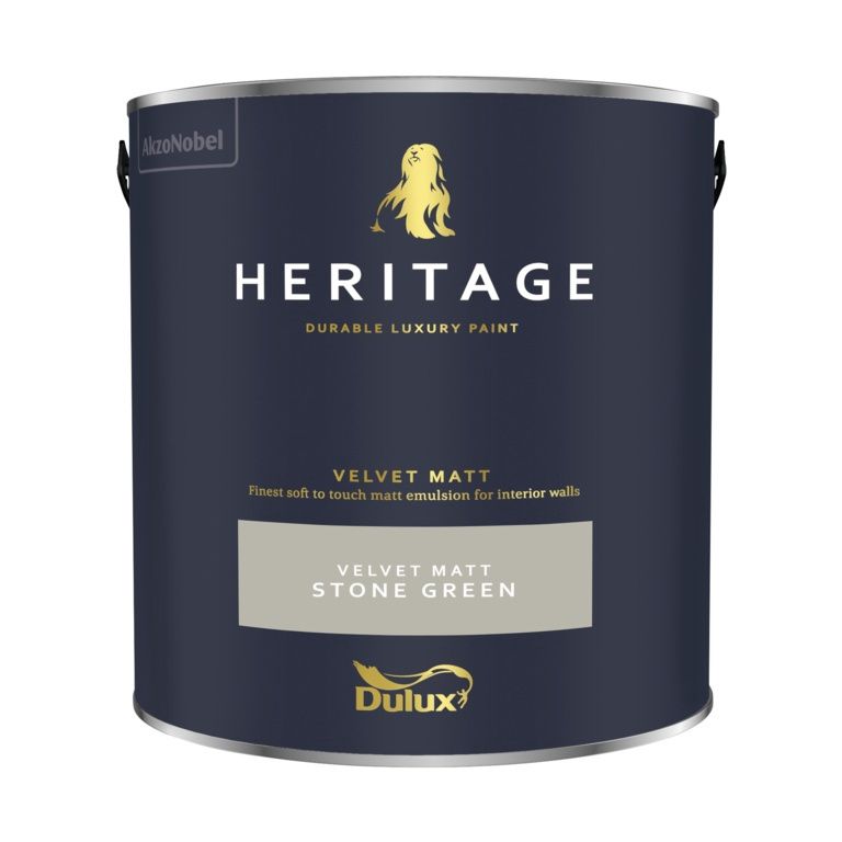 DULUX HERITAGE MATT STONE GREEN 2.5L