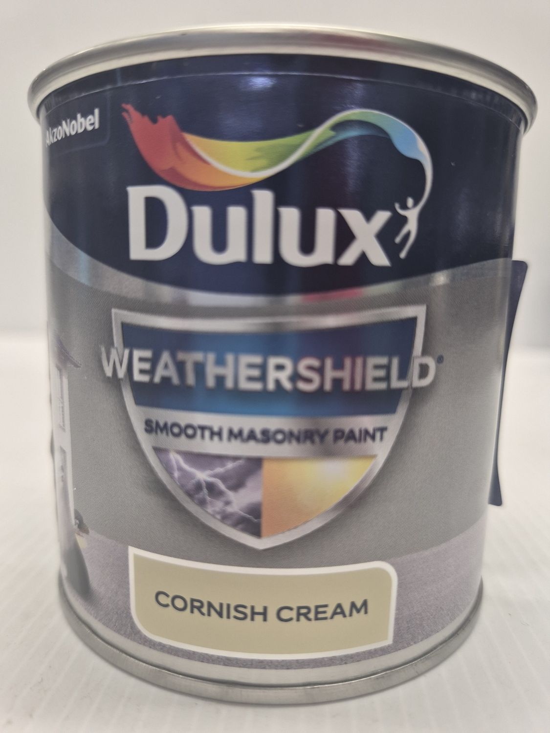 DULUX WEATHERSHIELD MASONRY PAINT CORNISH CREAM 250ML