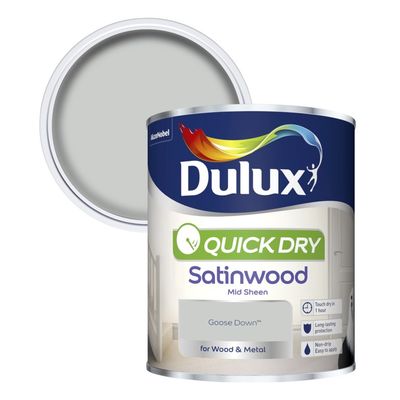DULUX SATINWOOD GOOSE DOWN 750ML
