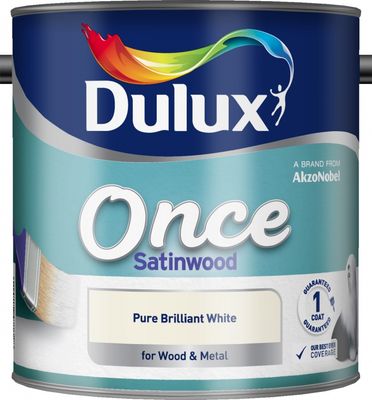 DULUX ONCE SATINWOOD PBW 2.5LT