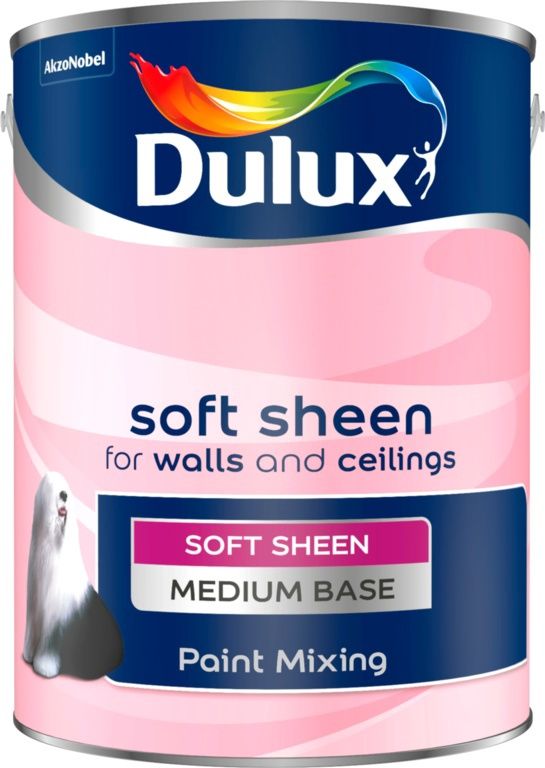 DULUX SOFT SHEEN MEDIUM BASE 5LT