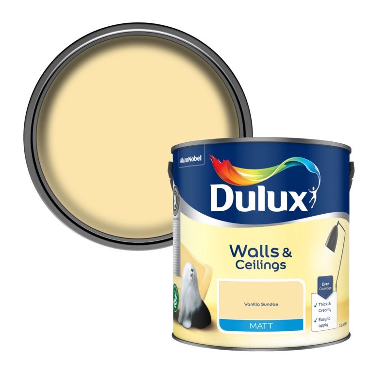 DULUX MATT VANILLA SUNDAE 2.5LT