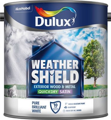 DULUX WEATHERSHIELD EXTERIOR SATIN PBW 2.5L