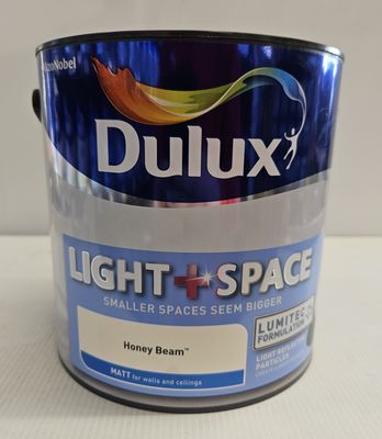 DULUX LIGHT &amp; SPACE HONEY BEAM 2.5LT