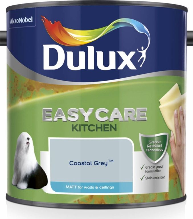 DULUX EASYCARE KITCHEN MATT COASTAL GREY 2.5LT