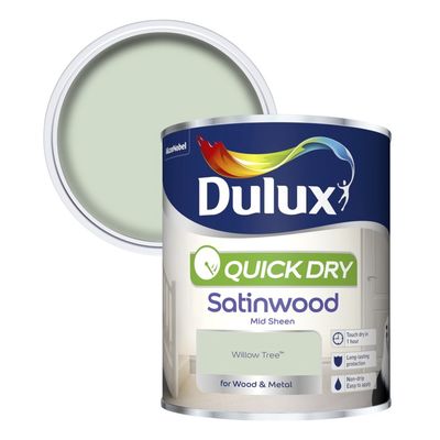 DULUX QUICK DRY SATINWOOD WILLOW TREE 750ML