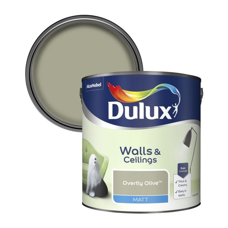 DULUX MATT OVERTLY OLIVE 2.5LT