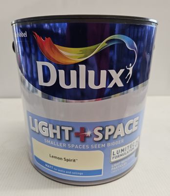 DULUX LIGHT &amp; SPACE LEMON SPIRIT 2.5LT