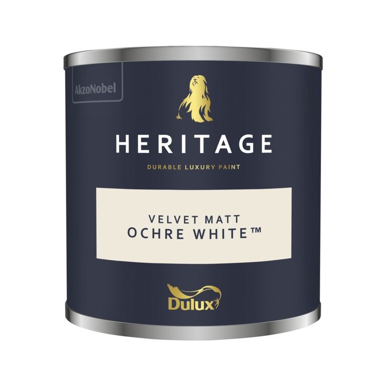 DULUX HERITAGE TESTER OCHRE WHITE 125ML
