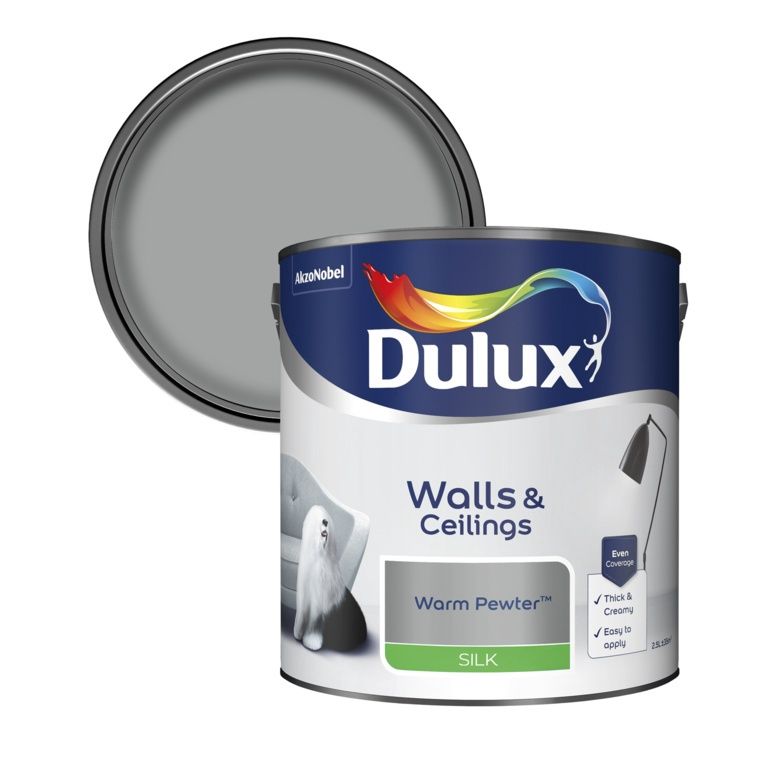 DULUX SILK WARM PEWTER 2.5L