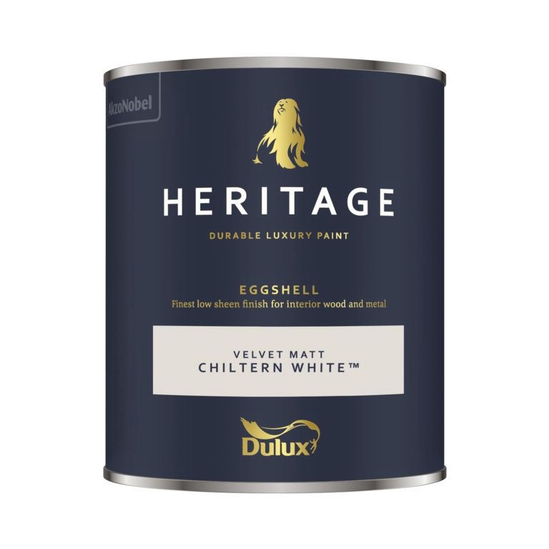 DULUX HERITAGE EGGSHELL CHILTERN WHITE 750ML