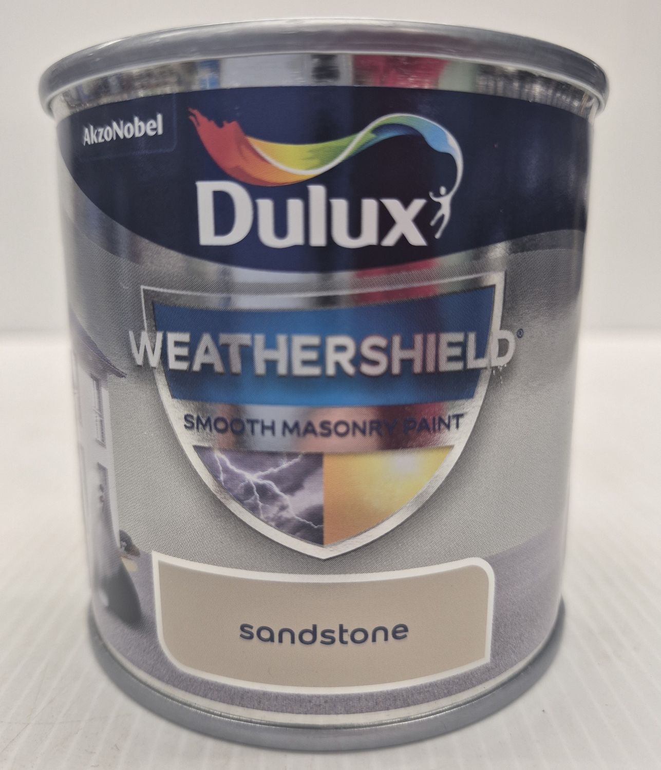 DULUX WEATHERSHIELD MASONRY PAINT TESTER SANDSTONE 250ML