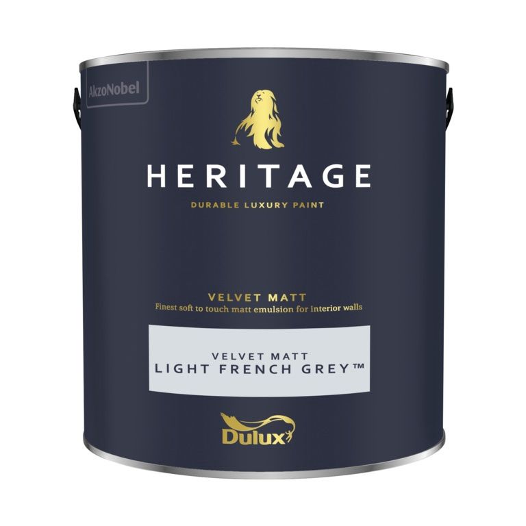 DULUX HERITAGE MATT LIGHT FRENCH GREY 2.5L