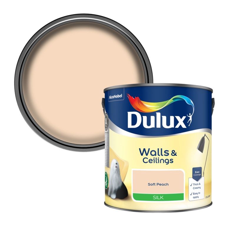 DULUX SILK SOFT PEACH 2.5LT