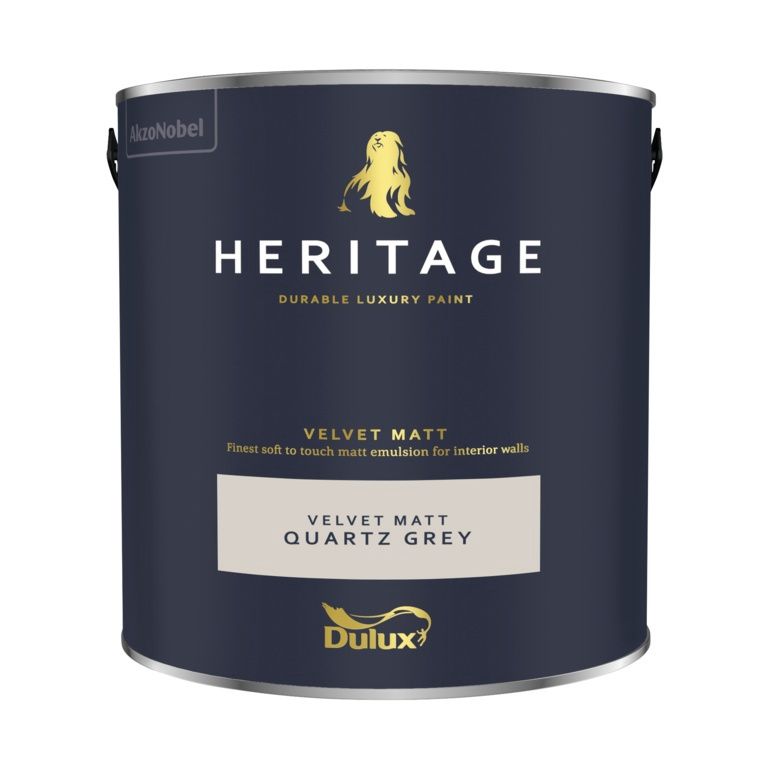 DULUX HERITAGE MATT QUARTZ GREY 2.5L