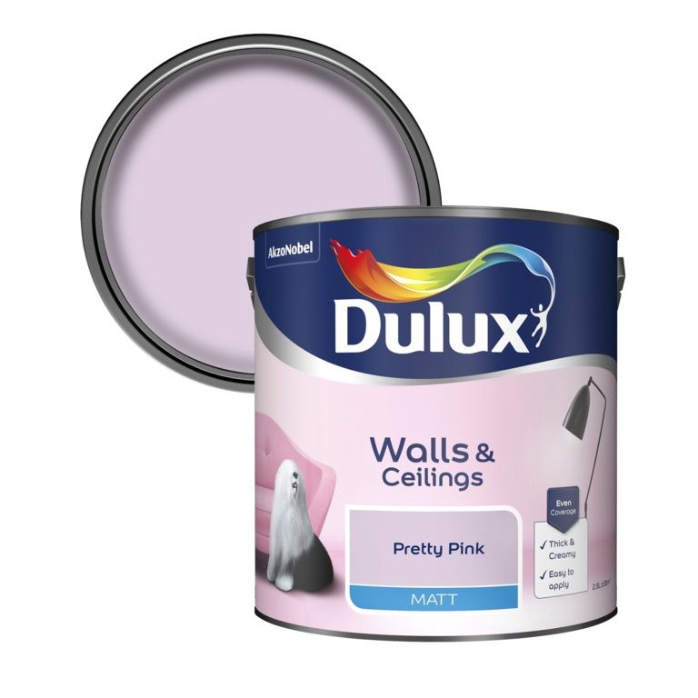 DULUX MATT PRETTY PINK 2.5L