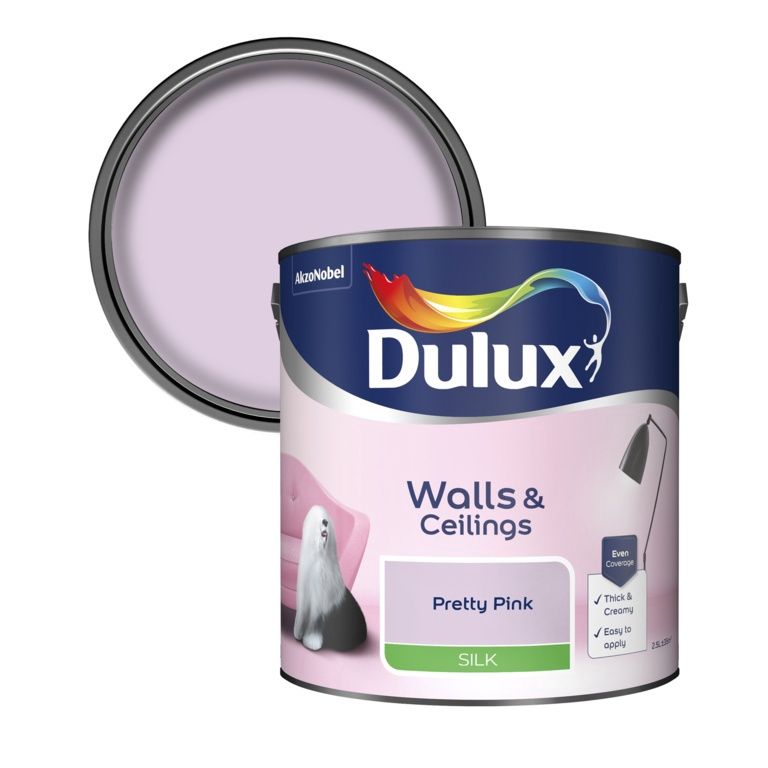 DULUX SILK PRETTY PINK 2.5LT