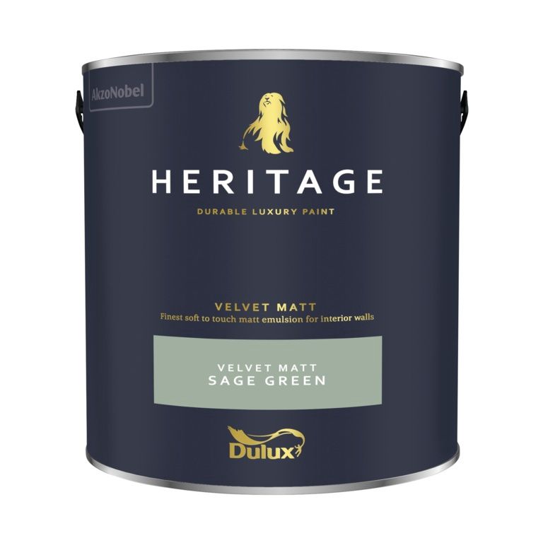 DULUX HERITAGE MATT SAGE GREEN 2.5L
