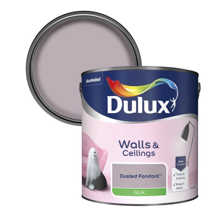 DULUX SILK DUSTED FONDANT 2.5LT