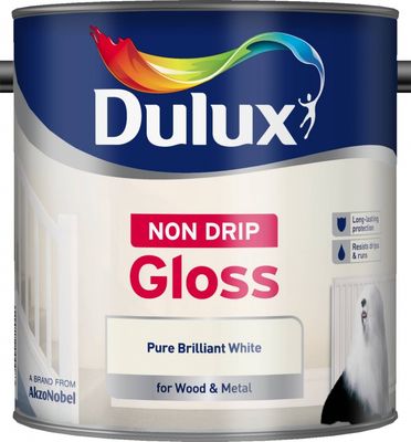 DULUX NON DRIP GLOSS PBW 2.5L
