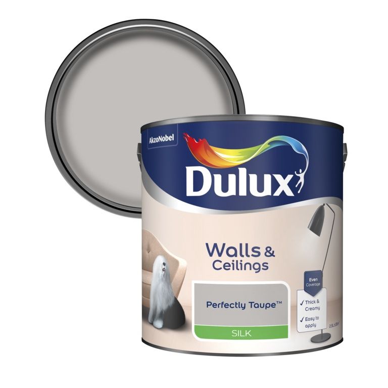 DULUX SILK PERFECTLY TAUPE 2.5L