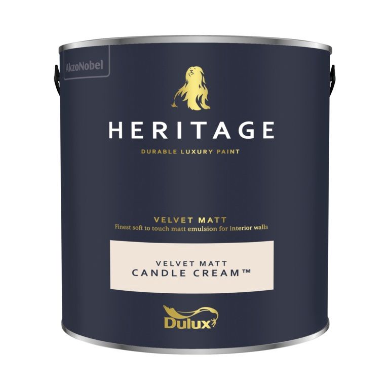 DULUX HERITAGE MATT CANDLE CREAM 2.5L